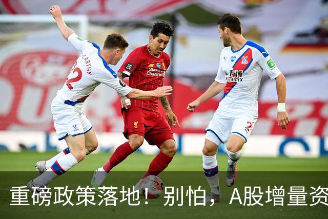 重磅政策落地！别怕，A股增量资金来了